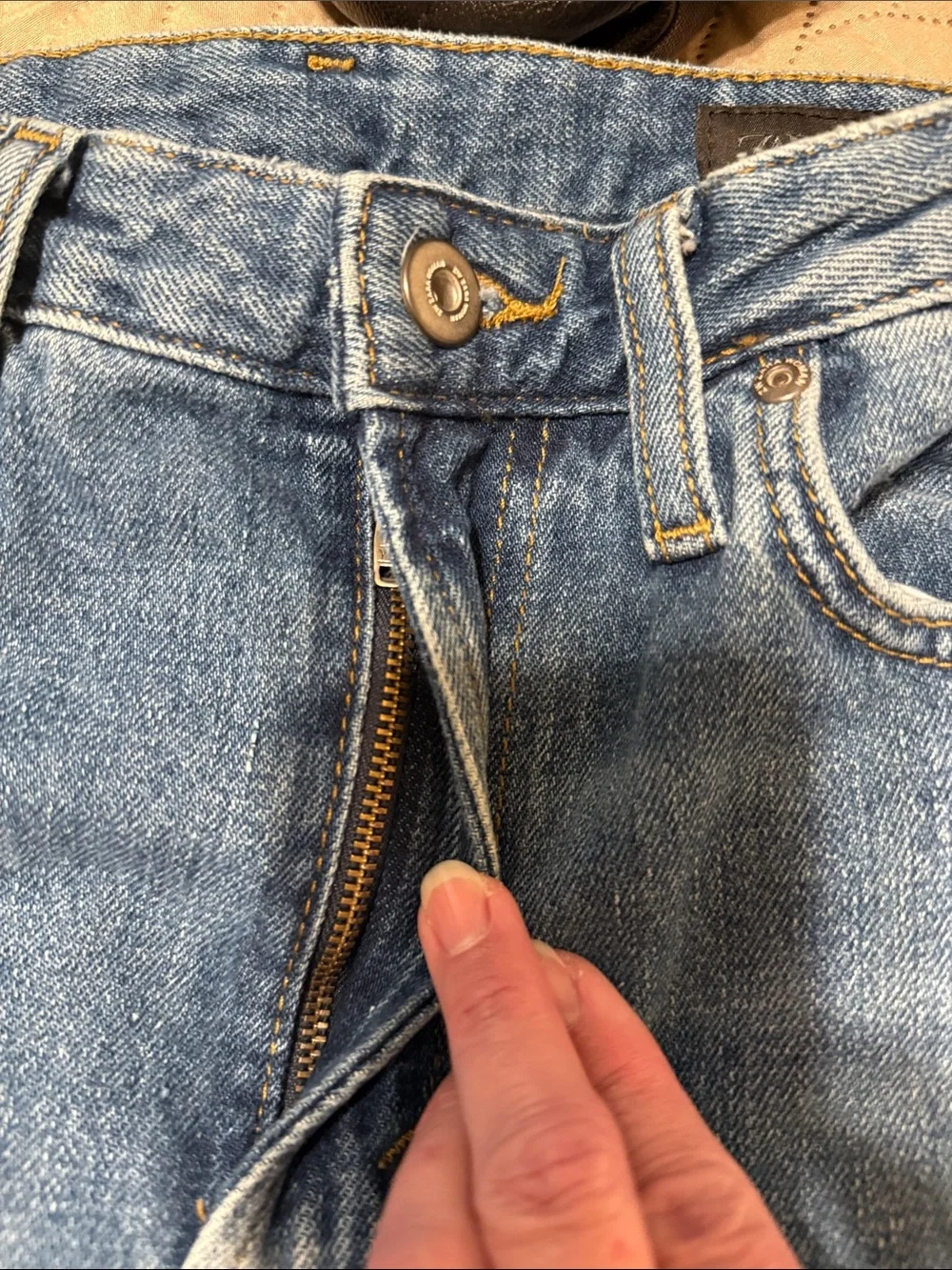 ZARA ANKLE RELAXED DENIM JEANS